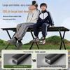 Portable Foldable Camping Table & Chair Set - Lightweight Roll-up Design for Outdoor Picnics and Camping