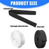 Durability Taekwondo Practice Belt Standardized Black White Polyester Weave for Athletic Performances