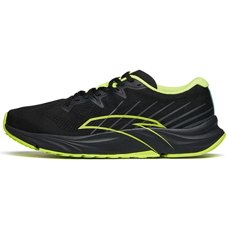 ANTA Asphalt Road Fighter Black Lime Green Men s 112215590R-4 EU 39