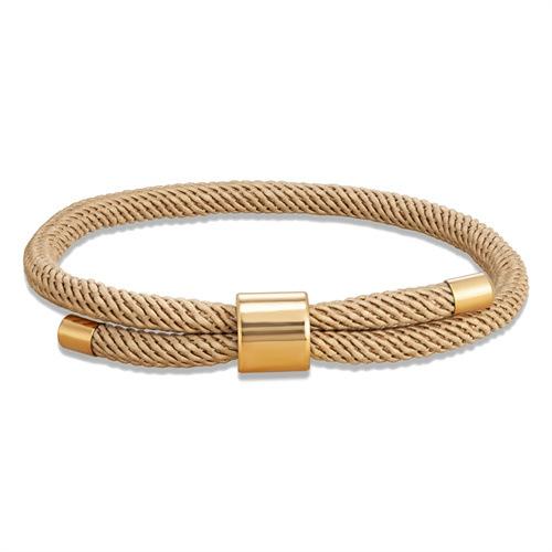 2026 European and American Simple Men's and Women's Gold Adjustable Hand Rope Classic Couple Milan Rope Hand