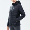 Anta Training Series Solid Color Water-Resistant Short Hooded Down Jacket Women Jacket Basic-Black 162347903-4