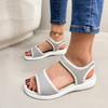 2025New Women Summer Fashion Sandals Mesh Casual Fish Mouth Sports  Plus Size Flying Woven Flat Shoes