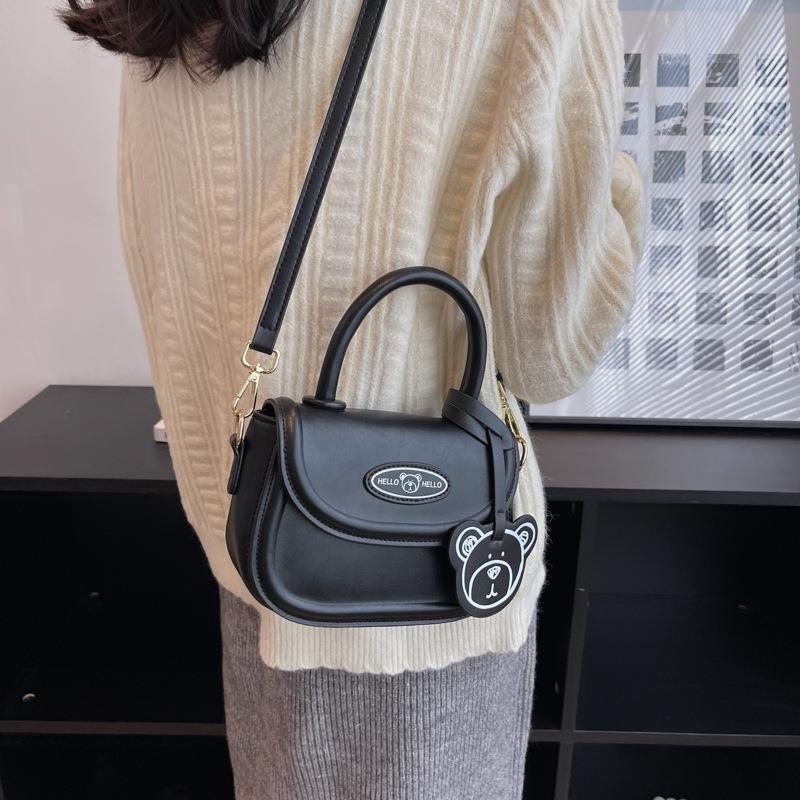 2024 Новая Мода Женская Сумка на Плечо из Искусственной Кожи Стильная Осенняя Ручная Корейская Версия Сумка на Плечо