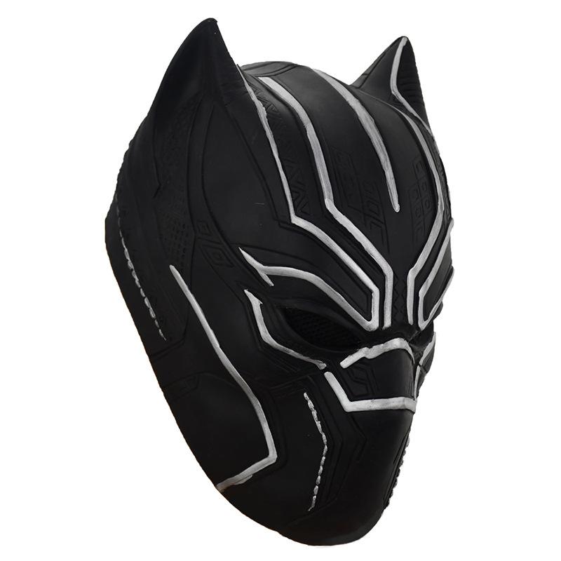 Civil War Black Panther Mask Marvel hero Captain America latex Halloween mask Film and television party props