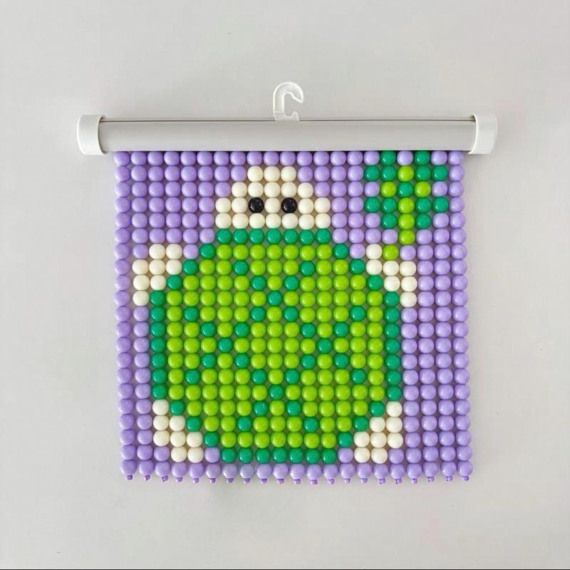 

Кавайный пудинг, подвесная штора, ручная работа, бусины, колокольчики ветра для декора комнаты девочки, роспись на заказ, креативное украшение стены, новинка 2025