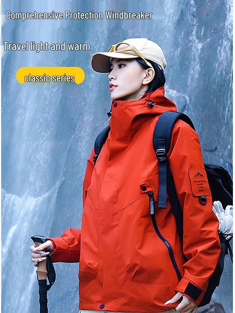 Custom Logo Waterproof Mountaineering Windbreaker - Autumn/Winter Corporate Workwear & Group Outerwear