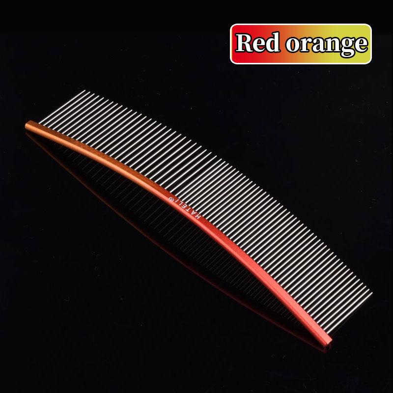 Pet S-shaped & curved Comb Professional Stainless Steel Grooming Comb Dense Sparse Teeth Dog Cat Cleaning Hair Reemoval Comb