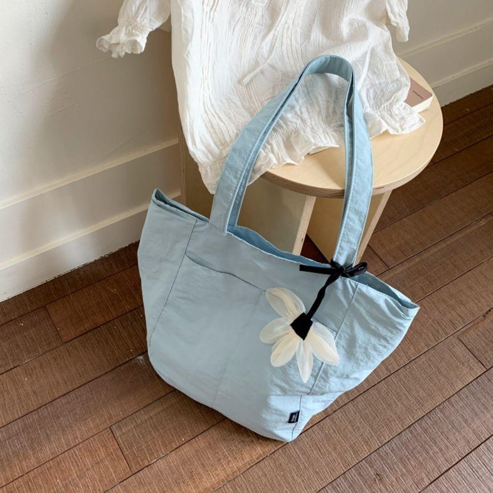 Lightweight Nylon Shoulder Bag Waterproof Handbag Fashionable Tote Bag  Women
