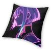Cyberpunk Lucy Edgerunners Square Pillowcase Polyester Linen Velvet Printed Zip Decor Throw Pillow Case Bed Cushion Cover 18"