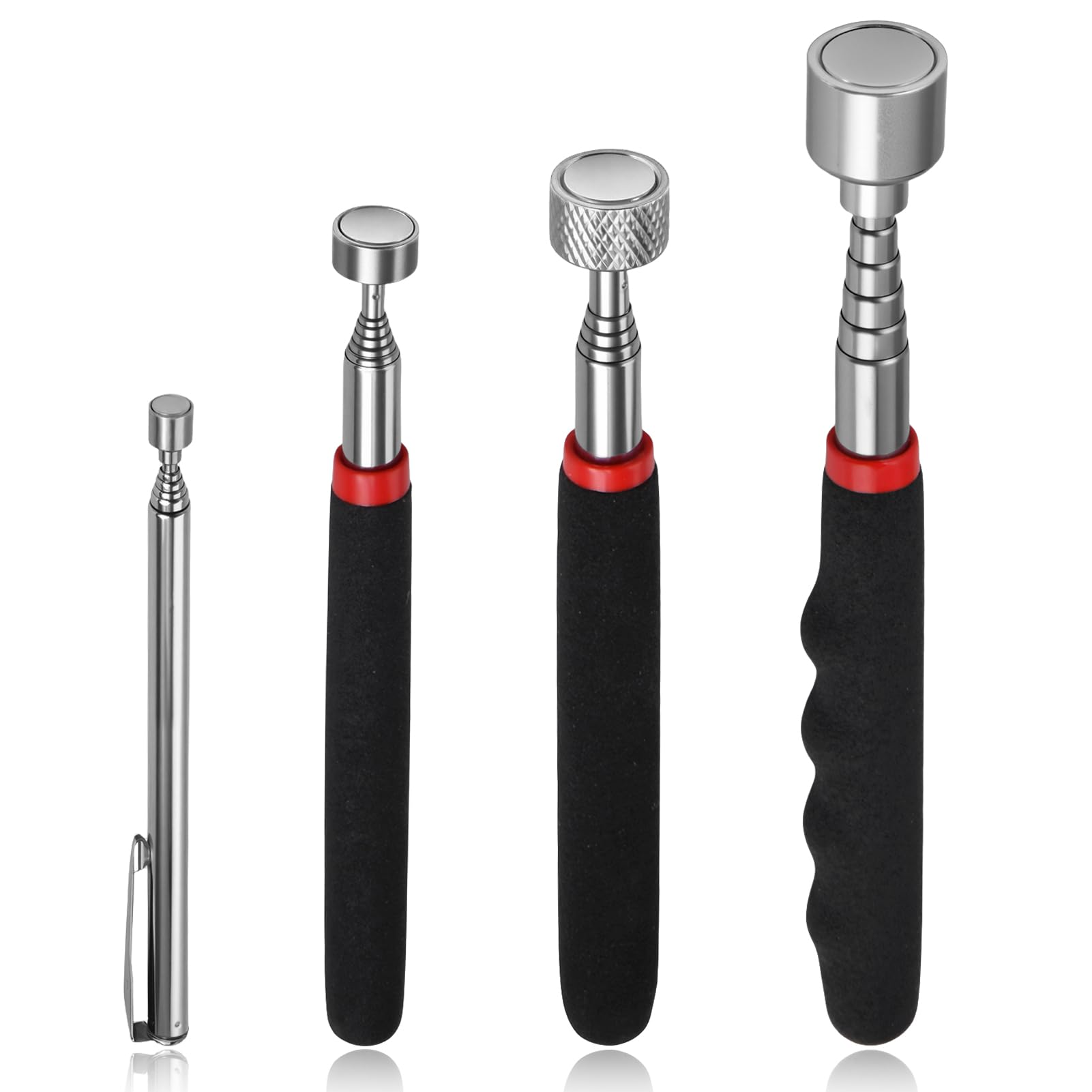 

GOLD DEER Telescopic Pickup Tool with Magnet 4 Maximum Suction Powerful Magnet Rod Adjustable Improved Work Picks Up Dropped Objects in Nail Hand Tool