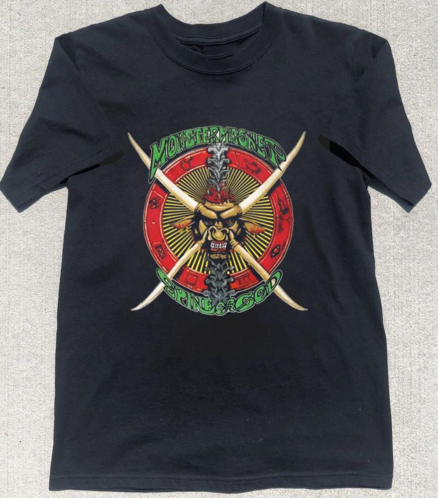 Vintage Monster Magnet Spine of God Short Sleeve Black All Size Tee Shirt VC2055 Unisex T-Shirt S