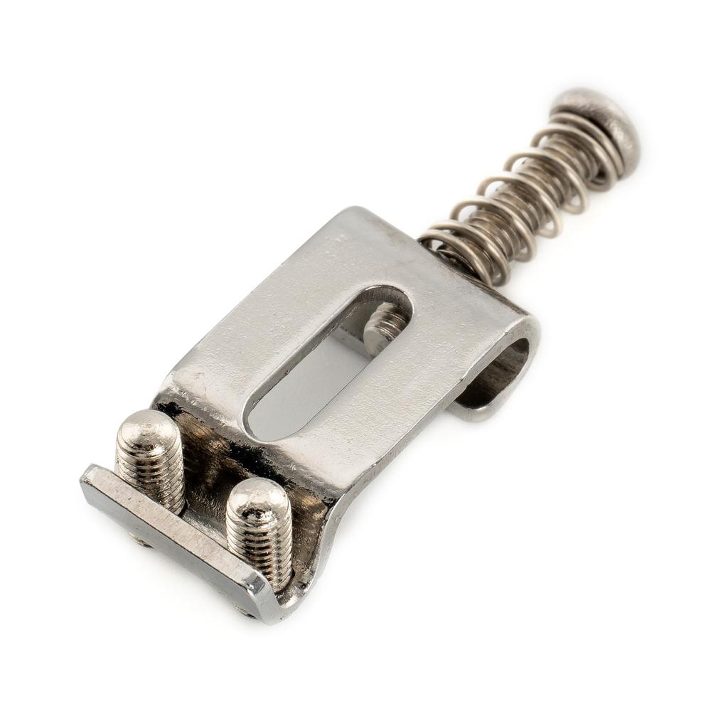 Musiclily Ultra Hardened Steel Vintage Bridge Saddles for Strat Electric Chrome of 10.8mm Guitar, (Set 6)