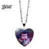 Cute Heart Pendant Korean Pop Hunters Necklace Anime Merchandise Skin-friendly