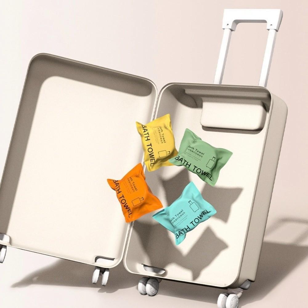 5pcs 70x140cm Disposable Bath Towel Thickened Travel Towel Compressed Towel Camping Outdoor Sports