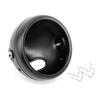 Black Motorcycle Headlight Headlamp Bucket Housing Bottom Mount 5.75''