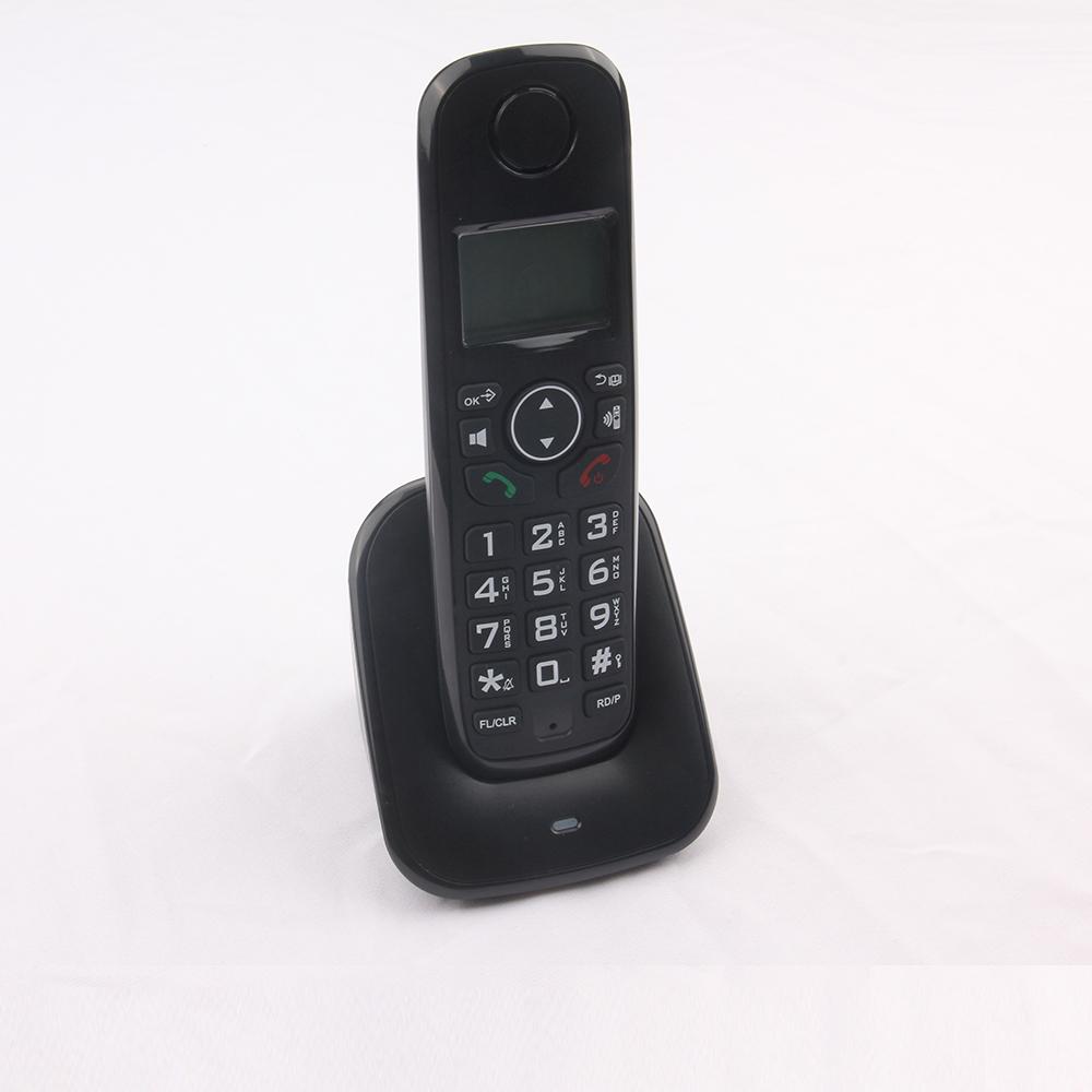 D1001 Cordless Landline Home Office Desk Phone with Caller Recognition Sound and Noise Reduction Function