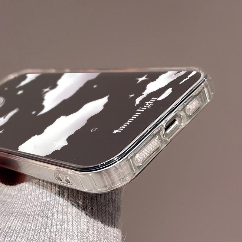 Handyhüllen für iPhone 11 13 XR 15 Pro Max 12 14 Pro Max Hülle iPhone 16 XS Max Spiegel Schutzhülle Mirror Exquisite Cartoon Wasserdicht