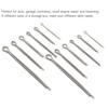 90PCS Stainless Steel Hairpin Cotter 6 Sizes Cotter Pin Assortment Kit  Automotive Repair