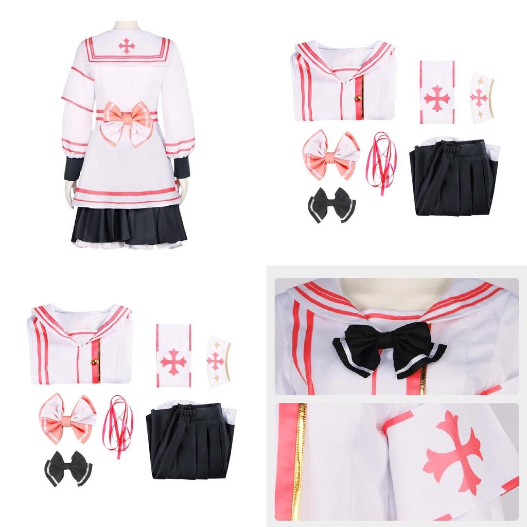 Stunning Blue Archives Cosplay Costume Nurse Outfit For Roleplaying Games