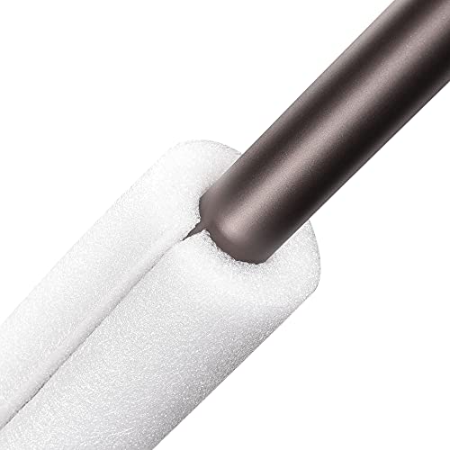 uxcell Foam Tube, 3 x 6 x 100cm, Hollow Polyethylene Pool Noodle Pipe Cover for Pipe Protection and Heat Retention, White, 1 Pack