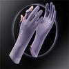 Women Long Sun Protection Gloves, UPF 50+ Ice Silk Gloves with Flip Touchscreen Fingers, Anti-Slip Grip, UV Protection for Driving, Cycling, Outdoor
