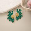 Retro Daisy Flower Earrings - Luxurious, Minimalist, Summer Style by Bai Lu
