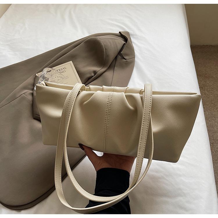 Women's bag niche tote bag design women's new popular student large-capacity shoulder underarm commuter bag