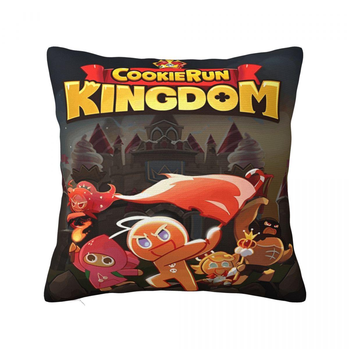 

Bed Decoration Cookie Run Kingdom Pillowcases Merch anime cartoon Pillow Covers Zippered Multiple Sizes 12x12Inch