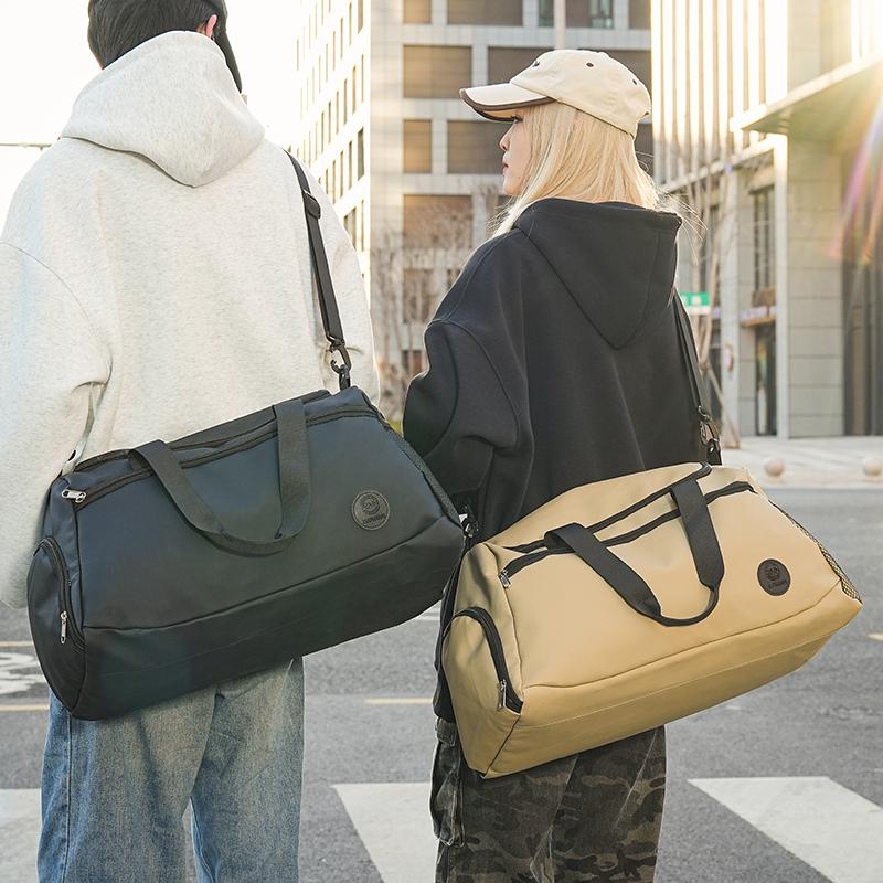 Large Capacity Handbag Sports Training Gym Bag with Shoes Compartment Storage Duffel Bag Dry Wet Separation Short Trip Bag