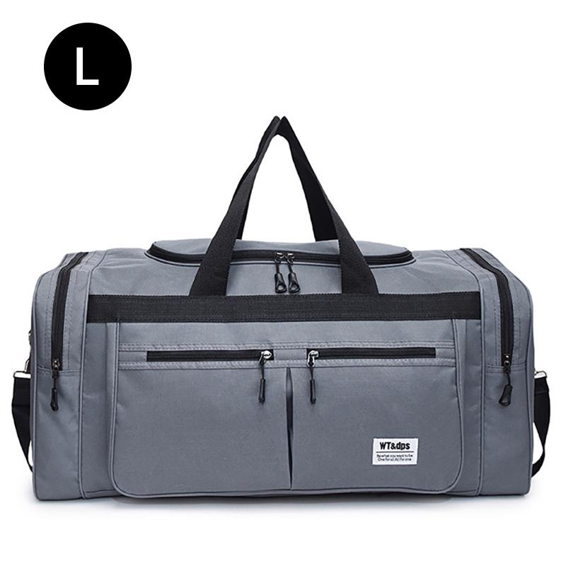 

Super-capacity Oxford Cloth Hand Luggage Multi-functional Waterproof Multi-pocket Travel Bag Moving Working Traveling Business Trip Large Storage Bag L серый