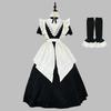 New Product, Gothic Nun Black Long and Short Op-sleeved Apron, Wear More Maid Clothes, Halloween Maid Clothes