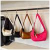 Women's Retro Minimalist Crossbody Dumpling Bag - High-End Commuter Fashion Shoulder Bag