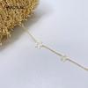 Hollow Pentagram Star Chain Handmade Crafts Components 14K Gold-Plated DIY Jewelry Making Chain Accessories
