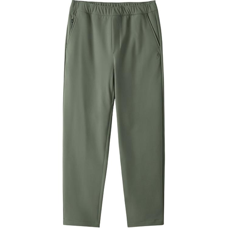 Skechers Comfortable Casual Versatile Knitted Sports Pants Men Bottoms Stone-Green L424M029-01DN