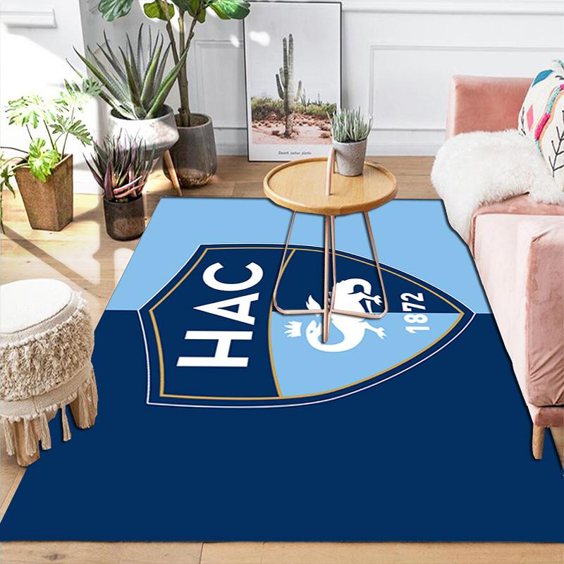Havre Athletic Club Pattern Rug Floor Mat for Living Room or Bedroom Soft and Comfortable Carpet a Gift for Birthday and Holiday.