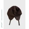 No Brimless Niche Goat Cake Wool Ear Protection Winter Warm Plush Hat Windproof Ski Hat Cold Hat