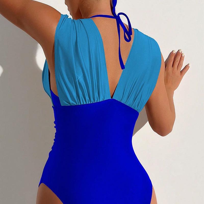 2025 European & American Lace-up Bikini Set: Women's Sexy One-Piece & Two-Piece Swimwear for Beach & Hot Springs