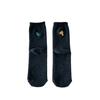 Australian Fleece Women's Mid-calf Socks, Thickened and Fleece Warm Sleep Socks, Cute Embroidered Postpartum Socks, Winter Long Socks