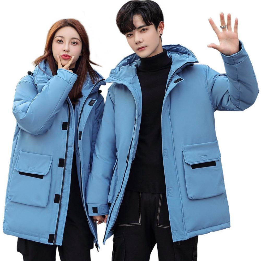 

Инструментальный пуховик мужской средней длины однотонный модный мужской пуховик XXXL