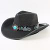 Popular European and American Western Cowboy Straw Hat Men's and Women's Fashion Shade Straw Hat Outdoor Western Cowboy Hat