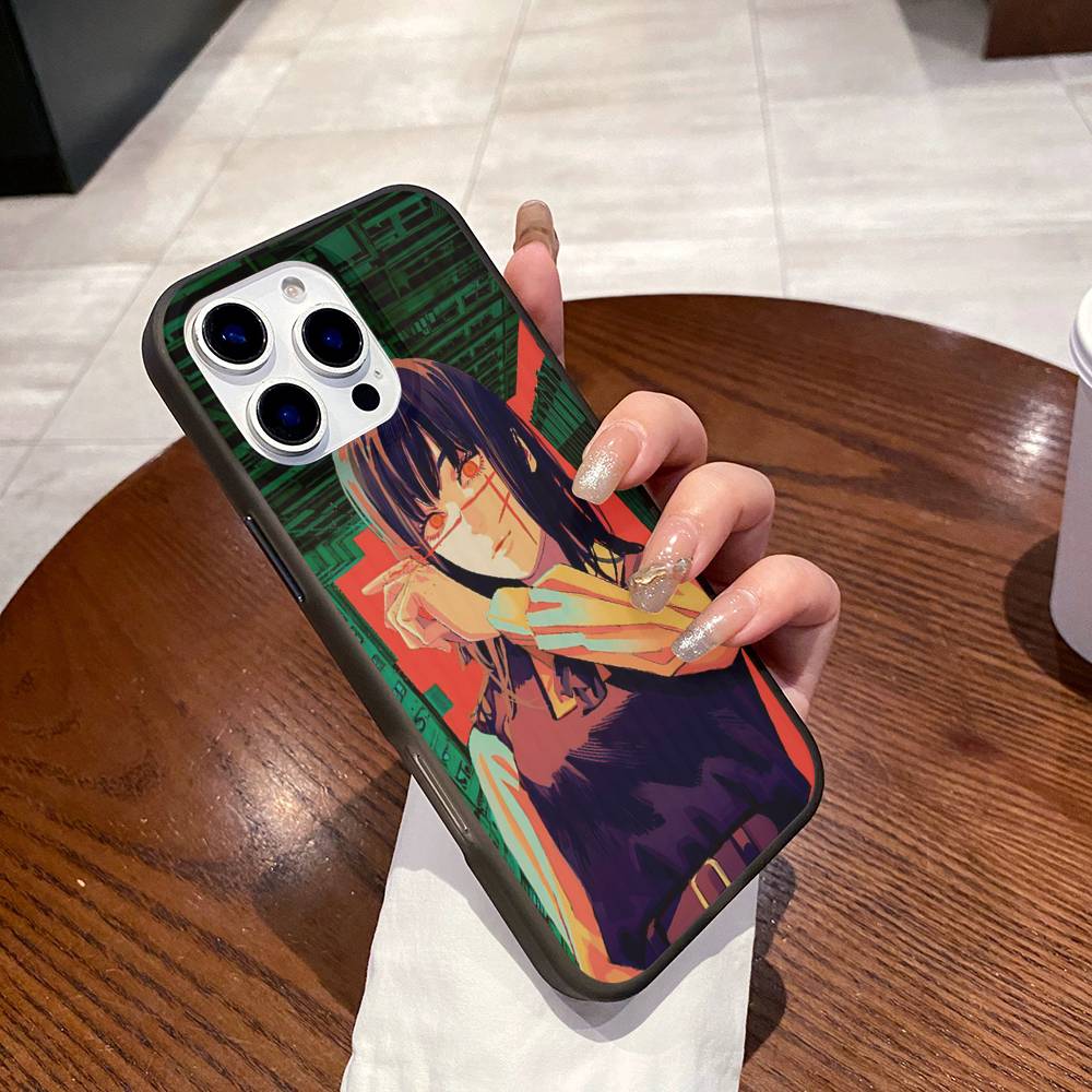 Asa Mitaka Chainsaw Man Anime Manga Handyhülle Für IPhone 16 15 17 Pro 11 12 13 14 Pro Max Plus Weiche Wellen-Silikonhülle