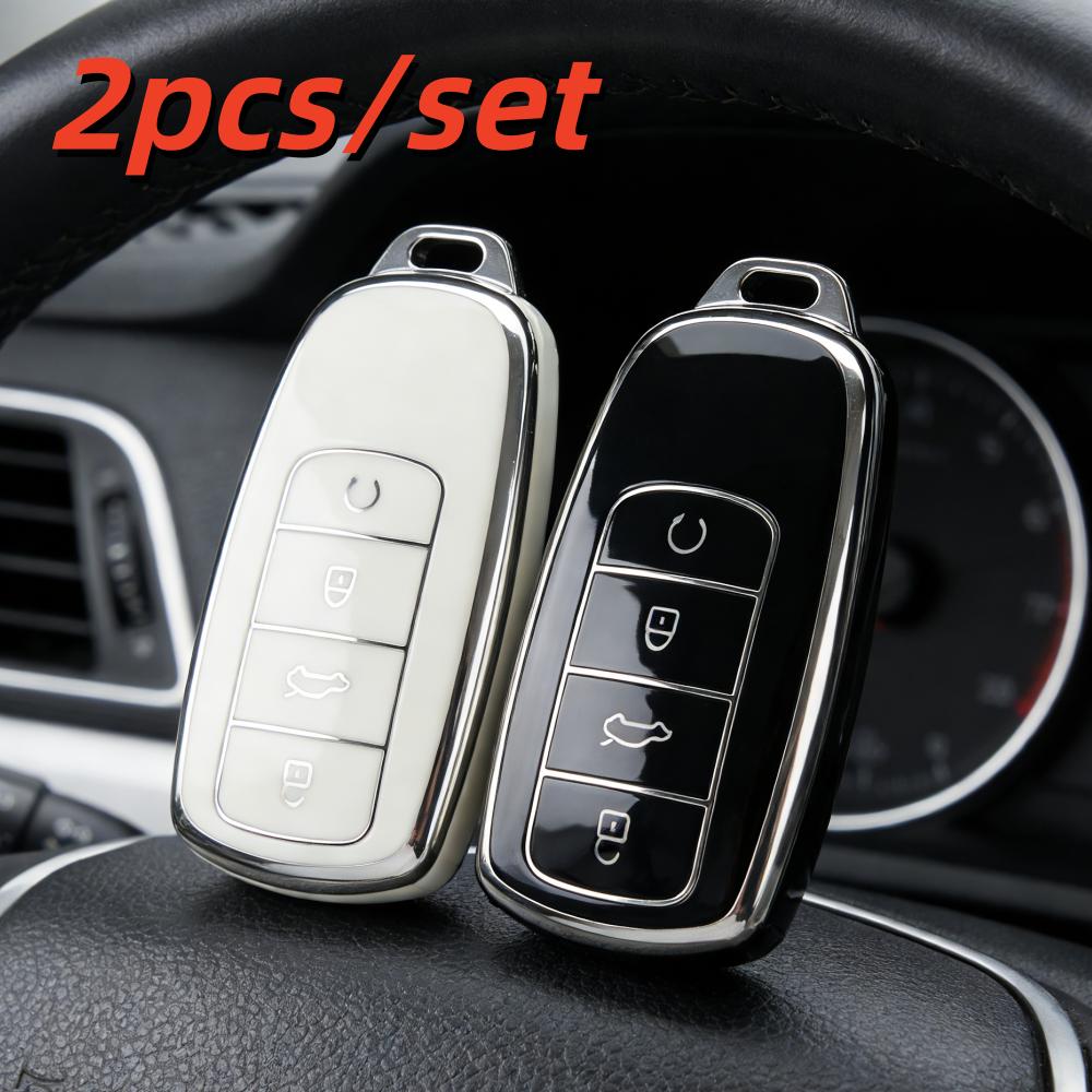 

2pcs Car Key Case Covers For Chery Tiggo 8 Pro Tiggo 8plus New 5 plus 7pro Chery Tiggo 7 Pro Max Omoda 5 C5