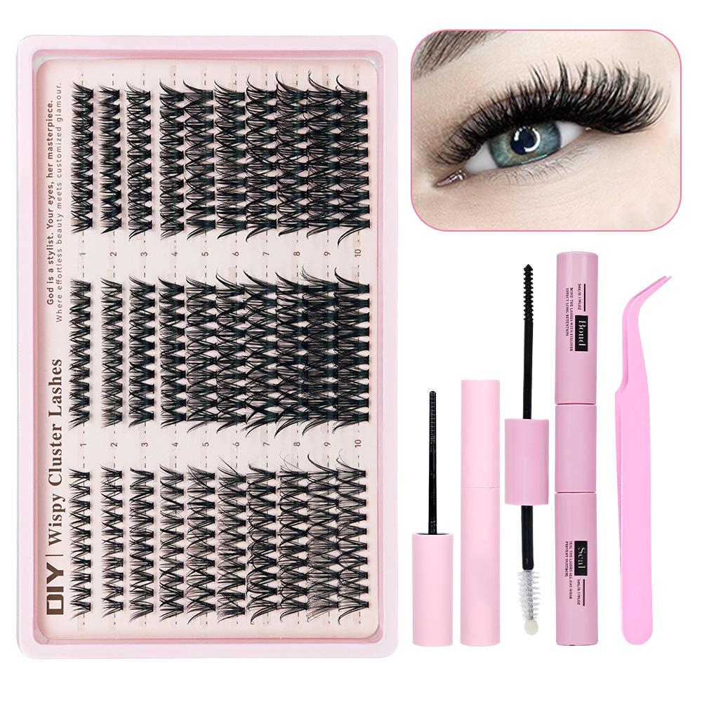 30D40D Dense European American Single Cluster Eyelash Glue Style 60D80D Large Capacity