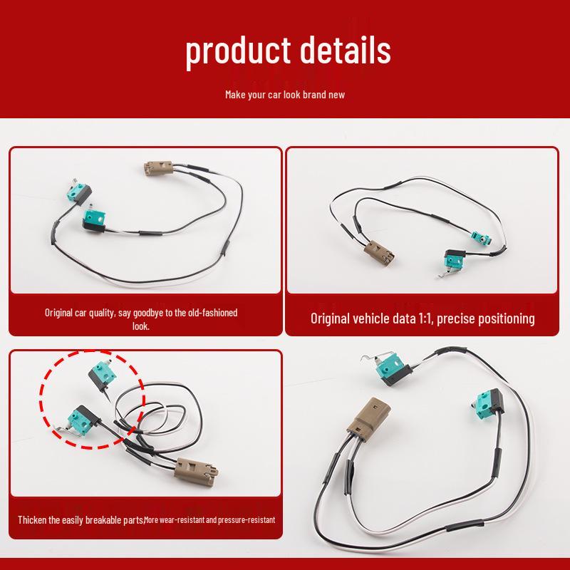 Microswitch & Wiring Harness for Tesla Model S Car Door, Part 1016009-00-C, Automotive Accessory