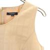 BURBERRY Check Pattern No sleeve one piece 40 beige Sanyo Shokai Women Used