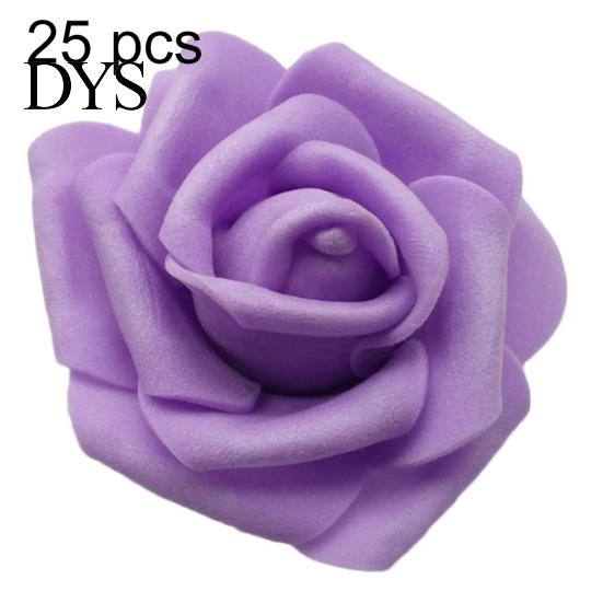 25/50/100Pcs Artificial PE Foam Rose Flowers Head DIY Wedding Home Room Decor