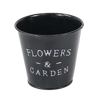 Garden Plant Flower Pot Planter Rustic Versatile Desktop Storage Barrel 5.1x4.7x3.5inch for Plant Lovers Sturdy Smooth Surface