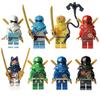 Ninja Hero Police Firefighter Minifigure Building Blocks Set, City World Educational Puzzle Bricks Toy for Boys Girls