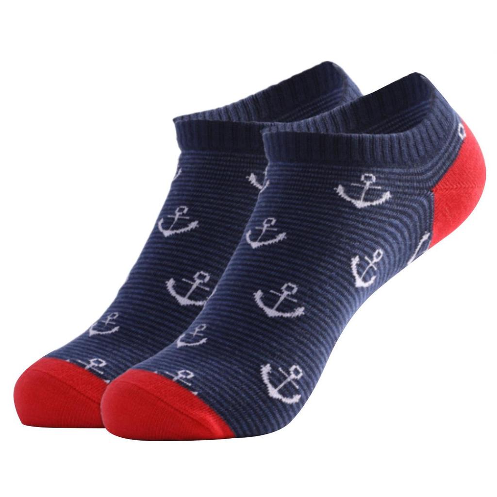 Men's Plus Size Summer Low-Cut Cotton Socks, 80% Cotton, Short, Slightly Thick, Hot Selling