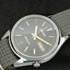 REFURBISHED VINTAGE SEIKO 5 AUTO 7019A JAPAN MENS D/D BLACK WATCH 593c-a314849-2